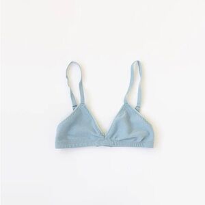 ARQ cotton pique Susanna Bra in Bluebell (sky blue), M